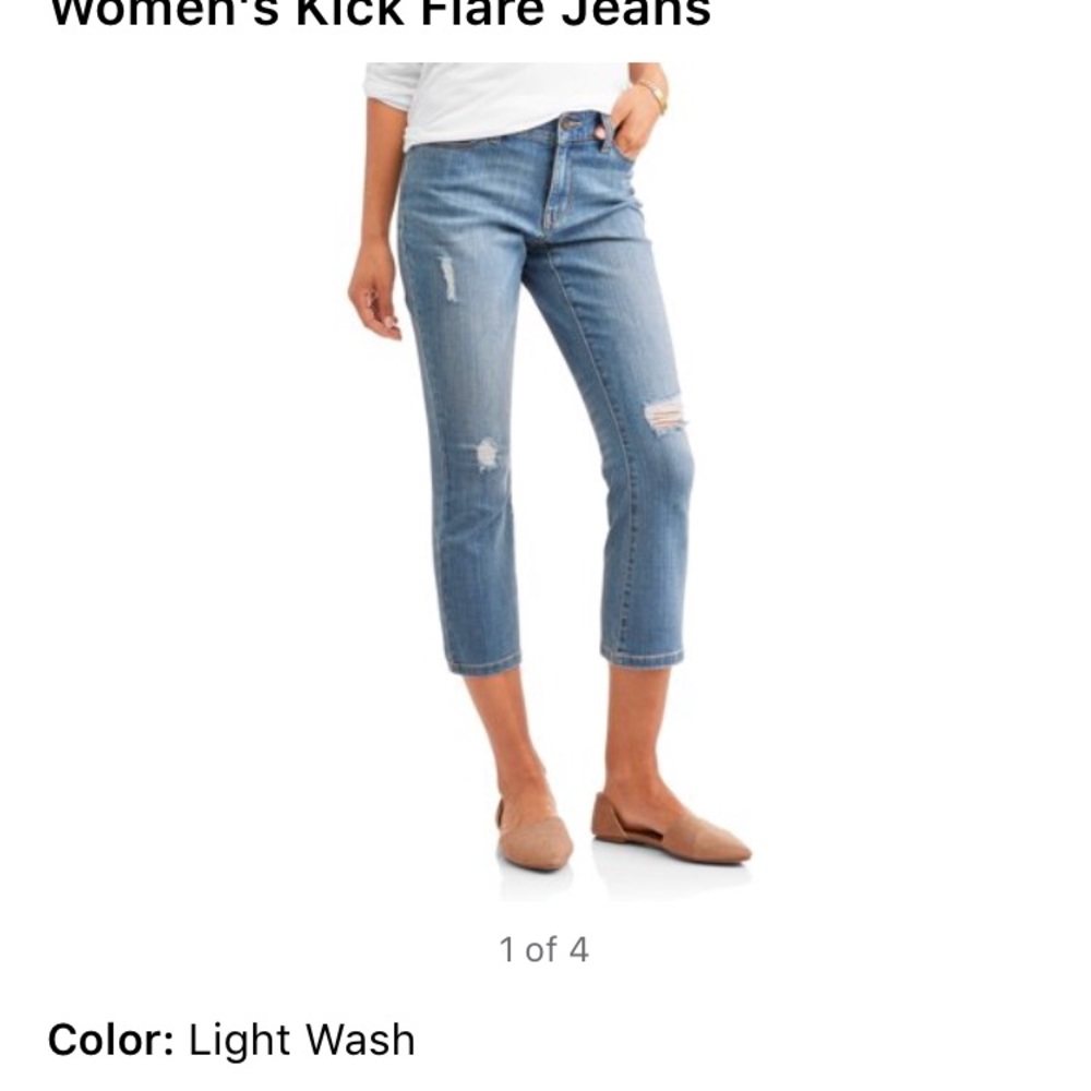 Time and Tru Kick Flare Jeans 14